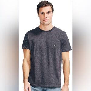 NWT Nautical Heather Gray Crewneck Sleepwear T-Shirt Short Sleeve Sz Medium